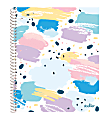 Office Depot® Brand Stellar Poly Notebook, 8-1/2" x 11", 1 Subject, College Ruled, 160 Pages (80 Sheets), Splatter