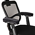 Mind Reader Air-Cloud Memory Foam Armrest Pads, 1-1/2&quot;H x 3-1/4&quot;W x 10-1/4&quot;D, Black, Set Of 2 Pads 1 thumbnail image