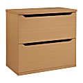 Office Star™ Denmark 2-Drawer 30-1/4"W x 17"D Lateral File Cabinet With Lockdowel™ Fastening System, Natural