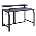 Office Star™ Reload 48"W Gaming Computer Desk, Gray 1 thumbnail image