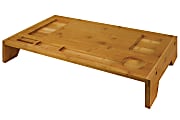 GNBI Bamboo Monitor Stand, 3 7/8”H x 23 3/4”W x 11 3/4”D, Natural