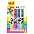 Sharpie® Ink Indicator Tank Highlighters, Chisel Tip, Assorted Fluorescent Colors, Pack Of 4 Highlighters 1 thumbnail image
