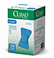 CURAD® Food Service Adhesive Bandages, 1 3/4" x 2", Blue, Pack Of 1,200