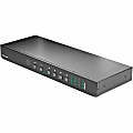 StarTech.com 4x4 HDMI Matrix Switch with Audio and Ethernet Control - 4K 60Hz - HDMI Switcher Box for Video Wall - Rack Mountable