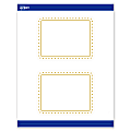 Avery® Printable Postcards With Sure Feed® Technology, 4.25" x 5-1/2", Matte White With Preprinted Gold Dot Border, Pack Of 20 1 thumbnail image