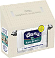 Kleenex® Disposable 1-Ply Hand Towels, 8" x 9-1/8", White, Box Of 60 Towels 1 thumbnail image