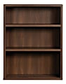 Sauder® Optimum 45"H 3-Shelf Bookcase Spiced Mahogany 1 thumbnail image