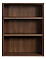 Sauder® Optimum 45"H 3-Shelf Bookcase Spiced Mahogany