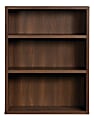 Sauder® Optimum Bookcase, 45"H, 3 Shelves, Spiced Mahogany