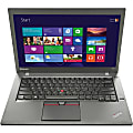 Lenovo ThinkPad T450s 20BW000HUS 14" LCD Ultrabook - Intel Core i7 i7-5600U Dual-core (2 Core) 2.60 GHz - 8 GB DDR3L SDRAM - 256 GB SSD - Windows 7 Professional 64-bit upgradable to Windows 8.1 Pro - 1920 x 1080 - In-plane Switching (IPS) Technology - Black 1 thumbnail image