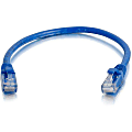 C2G 3ft Cat6 Ethernet Cable - Snagless - 550MHz - Pack of 50 - Blue - Category 6 for Network Device - RJ-45 Male - RJ-45 Male - 3ft - Blue