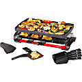 Starfrit® THE ROCK™ Raclette/Party Grill Set, 9-1/2”H x 16”W x 5-1/4”D, Black 1 thumbnail image