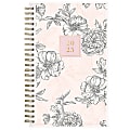 2025 Blue Sky Weekly/Monthly Planning Calendar, 5” x 8”, Drawn Peony, January 2025 To December 2025 1 thumbnail image