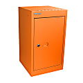 Bisley CLK Steel Cube Locker, 20"H x 12"W x 12"D, Orange 1 thumbnail image