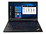 Lenovo ThinkPad P15v Gen 1 20TQ0026US 15.6" Mobile Workstation - Full HD - Intel Core i7-10850H Hexa-core 6 Core 2.70 GHz - 16 GB RAM - 512 GB SSD - Glossy Black - Windows 10 Pro - NVIDIA Quadro P620 with 4 GB 1 thumbnail image