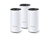 TP Link Deco M4 AC1200 Whole Home Mesh Wi Fi System White Pack Of