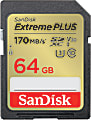 SanDisk Extreme® PLUS SDXC™ UHS-I card, 64GB