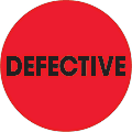 Tape Logic® Preprinted Special Handling Labels, DL1279, Defective, Round, 2", Fluorescent Red, Roll Of 500 1 thumbnail image