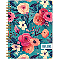 2026-2027 Excello Brands 14-Month Academic Year Hardcover Weekly/Monthly Fashion Planner, 8-1/2" x 11", Teal Floral, May To June, Total Qty 1 1 thumbnail image