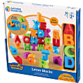Learning Resources Letter Blocks - Theme/Subject: Learning - Skill Learning: Visual, Letter Recognition, Alphabetical Order, Color Identification, Word Building, Fine Motor, Eye-hand Coordination, Tactile Discrimination - 2 Year & Up - Multi 1 thumbnail image