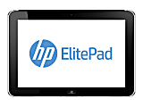 HP ElitePad 900 G1 Tablet - 10.1" WXGA - 2 GB RAM - 64 GB Storage - Windows 8 Pro 32-bit - Aluminum, Black - Intel Atom Z2760 Dual-core (2 Core) 1.80 GHz - 8 Megapixel Rear Camera - 10 Hour Maximum Battery Run Time