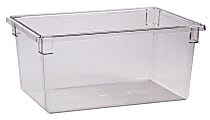 Cambro Camwear 12"D Food Storage Boxes, 18" x 26", Clear, Set Of 4 Boxes
