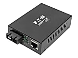Tripp Lite Gigabit Multimode Fiber to Ethernet Media Converter, POE+ - 10/100/1000 SC, 1310 nm, 2 km (1.2 mi.) - Fiber media converter - 1GbE - 10Base-T, 100Base-TX, 1000Base-T - RJ-45 / SC multi-mode - up to 1.2 miles - 1310 nm