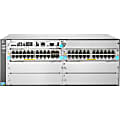 Aruba HPE 5406R 44GT PoE+/4SFP+ (No PSU) v3 zl2 Switch - 44 Ports - Manageable - Gigabit Ethernet, 10 Gigabit Ethernet - 10/100Base-TX, 10/100/1000Base-T, 10GBase-X - 3 Layer Supported - Modular - Power Supply - Twisted Pair, Optical Fiber - 4U High