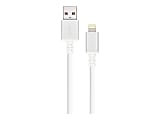 Moshi USB Cable w/ Lightning Connector - Silver (3 Meter) - 10 ft - First End: 1 x Type A Male USB - Second End: 1 x Lightning Male Proprietary Connector - Shielding - Silver 1 thumbnail image
