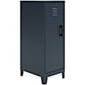 LYS SOHO Locker - 3 Shelve(s) - for Office, Home, Classroom, Playroom, Basement, Garage, Cloth, Sport Equipments, Toy, Game - Overall Size 42.5" x 14.3" x 18" - Black - Steel