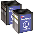 Avery® Economy View 3-Ring Binder, 1" Round Rings, Black, Pack Of 12 1 thumbnail image