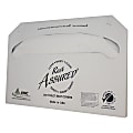 Rest Assured® Toilet Seat Covers, 100% Recycled, White