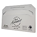 Impact Rest Assured Toilet Seat Covers, 100% Recycled, White, 20 packs of 250 Covers 1 thumbnail image