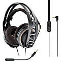 Plantronics RIG 400 Stereo Gaming Headset For PC - Stereo - Mini-phone (3.5mm) - Wired - 32 Ohm - 20 Hz - 20 kHz - Over-the-head - Binaural - Circumaural - Uni-directional, Noise Cancelling Microphone - Black 1 thumbnail image