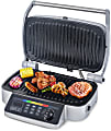 Commercial Chef 9-in-1 Contact Grill, 12-13/16”H x 15-7/16”W x 6”D, Black