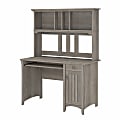 Bush Furniture Salinas 48"W Computer Desk With Hutch, Driftwood Gray, Standard Delivery 1 thumbnail image