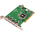 SIIG 5-port PCI host adapter with 4 external & 1 internal Hi-Speed USB 2.0 ports 1 thumbnail image