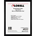 Lorell Wide Frame - 18" x 24" Frame Size - Rectangle - Horizontal, Vertical - 4 / Carton - Black 1 thumbnail image