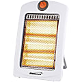 Brentwood H-Q1000W 1,000-Watt Portable Space Heater - Quartz - Electric - Electric - 1000 W - 3 x Heat Settings - 1000 W - Room - Portable - White