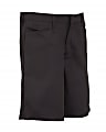 Royal Park Men's Uniform, Flat-Front Shorts, Size 38, Black