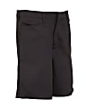 Royal Park Men's Uniform, Flat-Front Shorts, Size 40, Black