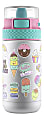 Ello Ride Stainless Steel Water Bottle, 12 Oz, Girl Emoji