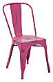 Office Star™ Bristow Armless Chair, Antique Pink, Set Of 4 Chairs
