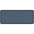 GelPro Designer Comfort Polyurethane Anti-Fatigue Floor Mat For Hard Flooring, 20" x 48", Trellis Blue