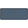 GelPro Designer Comfort Polyurethane Anti-Fatigue Floor Mat For Hard Flooring, 20" x 48", Trellis Blue 1 thumbnail image