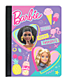 Innovative Designs Licensed Composition Notebook, 7-1/2” x 9-3/4”, Single Subject, Wide Ruled, 100 Sheets, Barbie