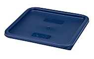 Cambro CamSquare Lids For 12/18/22 Qt Storage Containers, Midnight Blue, Pack Of 6 Lids