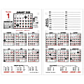 AT-A-GLANCE® Burkhart's Day Counter® 2026 Daily Loose-Leaf Desk Calendar Refill, Large, 4 1/2" x 7 1/2" 1 thumbnail image