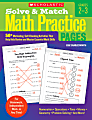 Scholastic Solve & Match Math Practice Pages For Grades 2–3 1 thumbnail image