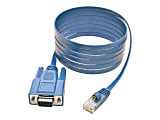 Tripp Lite RJ45 to DB9F Cisco Serial Console Port Rollover Cable, 6', Blue 1 thumbnail image